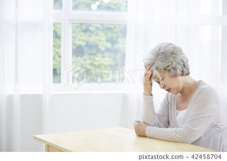 Life, woman, old man, Korean Life, woman, old man, Korean 42458704