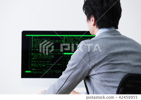 Programmer designer program SE engineer male 42458955