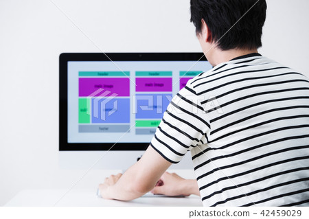 Programmer designer program SE engineer male 42459029