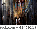 Interior of St. Vitus Cathedral in Prague 42459213