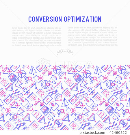 Conversion optimization concept Conversion optimization concept 42460822