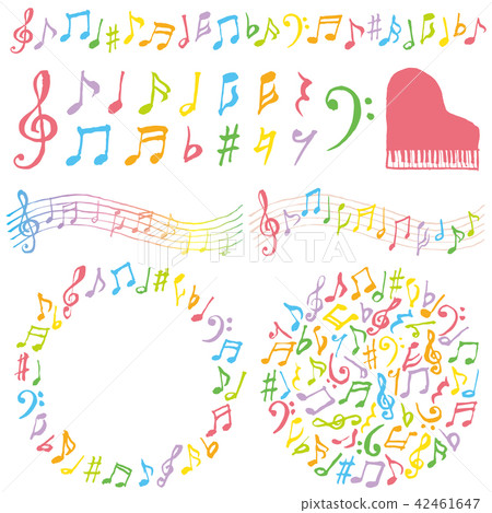 音樂廣告裝飾多彩 42461647