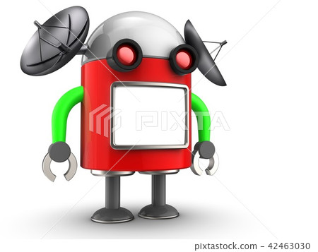 3d illustration of robot 3d illustration of robot 42463030