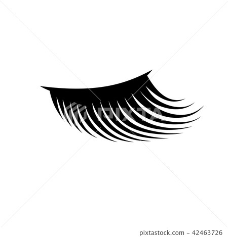 Woman eyelash icon illustration Woman eyelash icon illustration 42463726