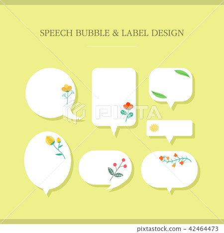 Spring concept speech bubble and label Spring concept speech bubble and label 42464473