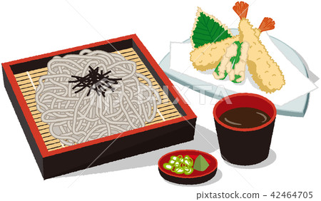 Sagaru buckwheat noodles tempura soba Sagaru buckwheat noodles tempura soba 42464705