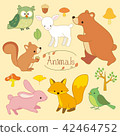 Animal illustration set 42464752