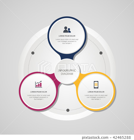 Colorful infographic diagram Colorful infographic diagram 42465288