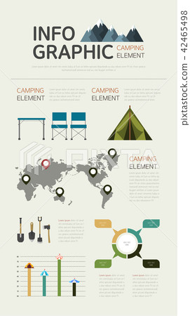 Flat infographic Flat infographic 42465498