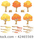 Fall tree material Fall tree material 42465569