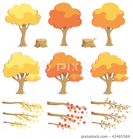 Fall tree material Fall tree material 42465569