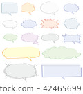 Speech bubble series Speech bubble series 42465699