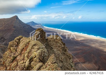 seascape from the of the Fuerteventura island seascape from the of the Fuerteventura island 42467416