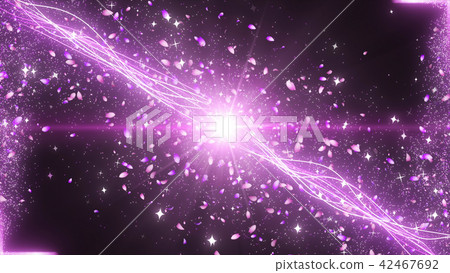 Sparkling particle effect cherry Sparkling particle effect cherry 42467692