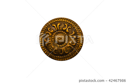 isolated round door handle isolated round door handle 42467986