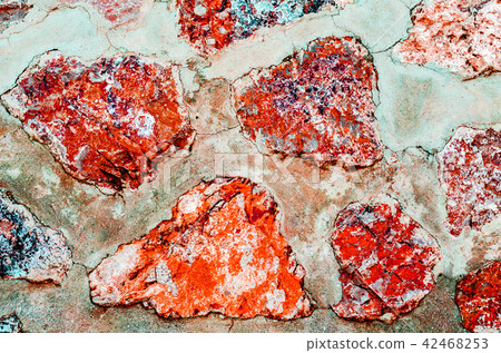 old stone placed in the wall old stone placed in the wall 42468253