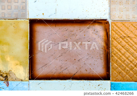 Traditional ornamental Spanish decorative tiles 42468266