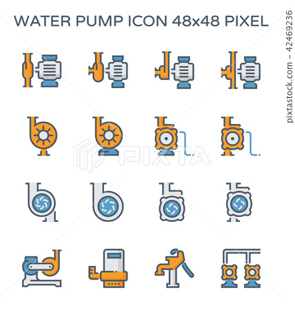 water pump icon water pump icon 42469236