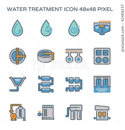 water treatment icon 42469237