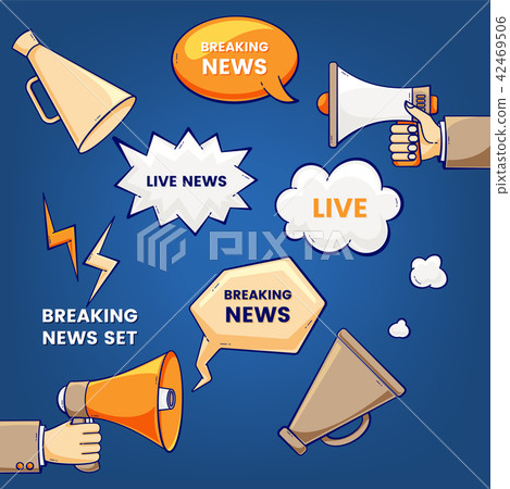 Breaking news set 42469506