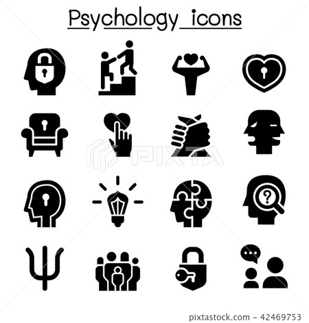 Psychology icon set 42469753