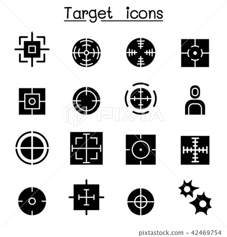 Target icon set 42469754