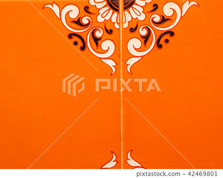 Traditional ornamental Spanish decorative tiles 42469801