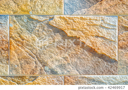 old stone placed in the wall 42469917