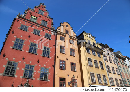 Stockholm's Old Town Gamla stan townscape Stockholm's Old Town Gamla stan townscape 42470470