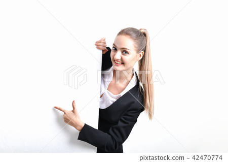 Business Concept. Beautiful businesswoman poses confidently. You Business Concept. Beautiful businesswoman poses confidently. You 42470774