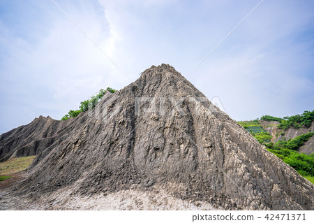 台灣 高雄 田寮 月世界地質公園 moon world badland 地形が険しい 42471371