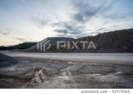 mountain sand on the concrete factory mountain sand on the concrete factory 42475068