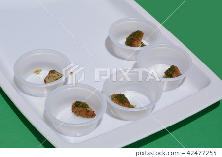 Indian mint chutney on bread Indian mint chutney on bread 42477255