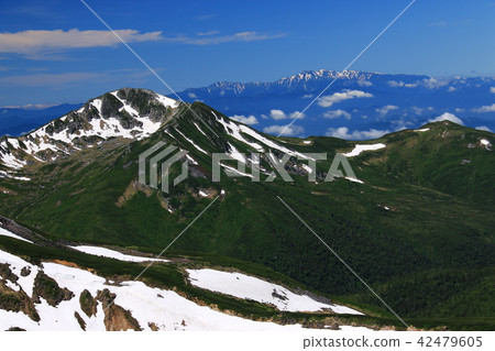 Way to the summit of the North Alps Kurokidake Kurobe Gorō Mt. and Buddha Hakusan 42479605