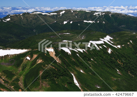 通往北阿爾卑斯山Kishidake的山頂 42479667