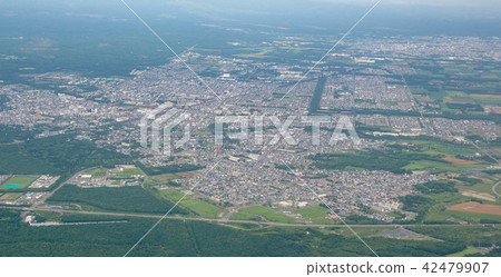 千歲市區的航拍照片 千歲市區的航拍照片 42479907