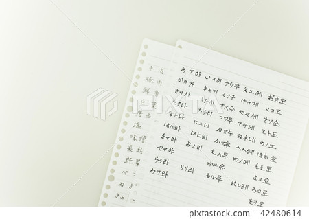 Hangul and Japanese characters 42480614