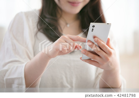 智能手機女 智能手機女 42481798