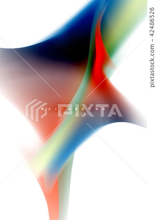 Holographic paint explosion design, fluid colors flow, colorful storm. Liquid mixing colours motion 42486526