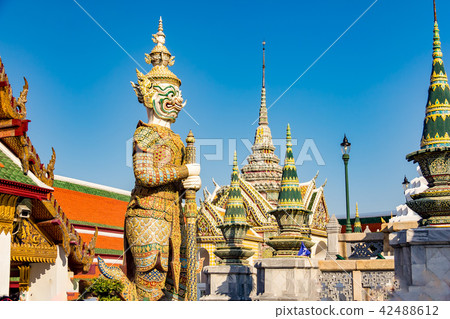 Tossa Khan demon Wat Phra Kaew Temple Tossa Khan demon Wat Phra Kaew Temple 42488612
