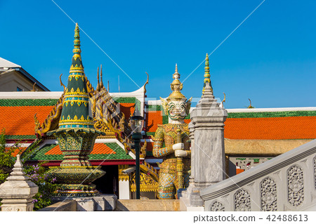Tossa Khan demon Wat Phra Kaew Temple Tossa Khan demon Wat Phra Kaew Temple 42488613