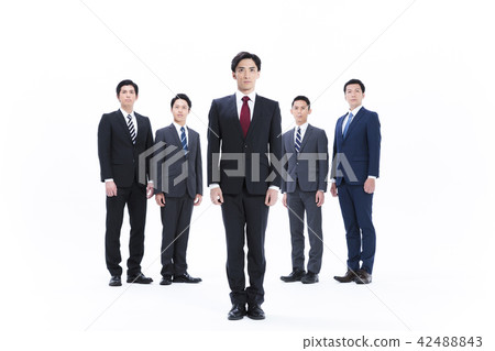 業務whiteback大量的商人男性 業務whiteback大量的商人男性 42488843