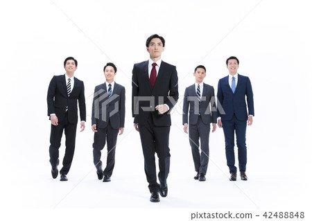 業務whiteback大量的商人男性 42488848