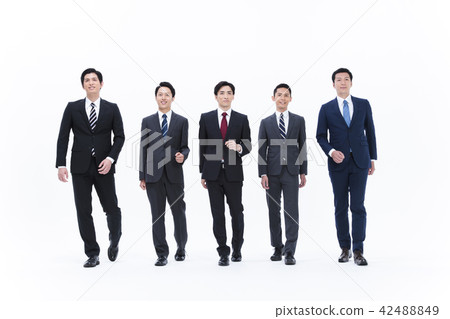 業務whiteback大量的商人男性 42488849