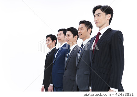 業務whiteback大量的商人男性 42488851