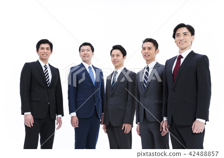 業務whiteback大量的商人男性 42488857