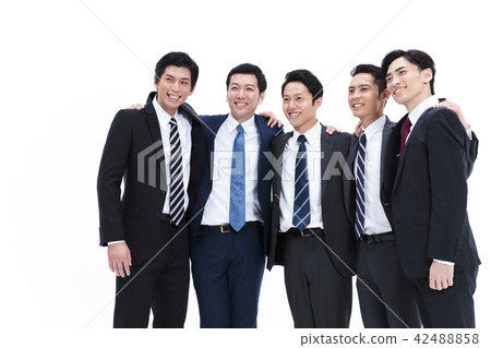 業務whiteback大量的商人男性 42488858