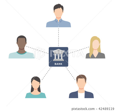 Bank centralized network Bank centralized network 42489119