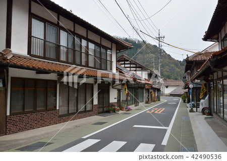 島根縣Kamaguchiguchi的城鎮景觀 島根縣Kamaguchiguchi的城鎮景觀 42490536