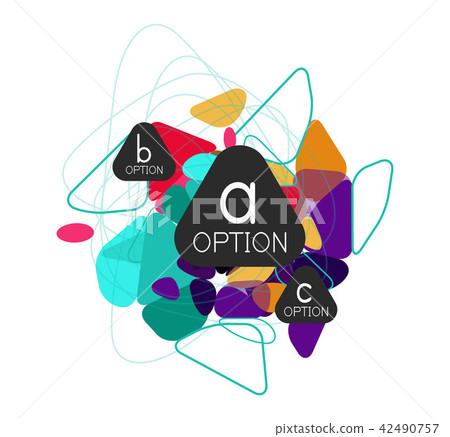 Triangle infographics design layout 42490757